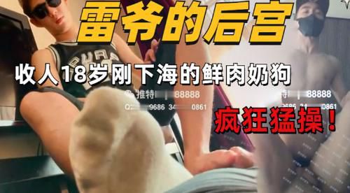 雷爷的后宫 收入18岁刚下海的鲜肉奶狗，疯狂猛操！