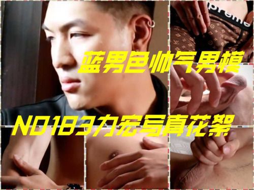 蓝男色帅气男模NO183力宏写真花絮
