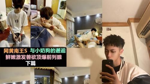 网黄南王S，与小奶狗的邂逅，鲜嫩激发兽欲顶爆前列腺~[下篇][南王S]