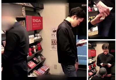 直男臣服于金钱，店员花钱在店内玩弄直男