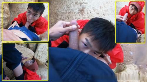 中国小哥与外国男友在海边激情
