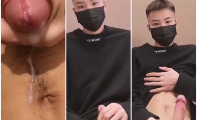 视频大吊口罩鲜肉直播间撸射求打赏_上集